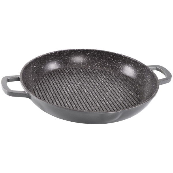 Stoneline Grillplatte Rund Grillpfanne 28 cm ohne Deckel