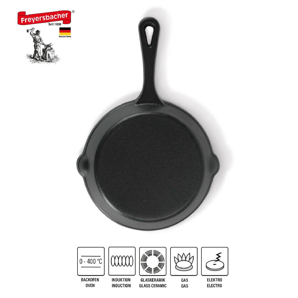 Stoneline Gusseisenpfanne 15 cm, Emaille Bratpfanne Fabrikpreis