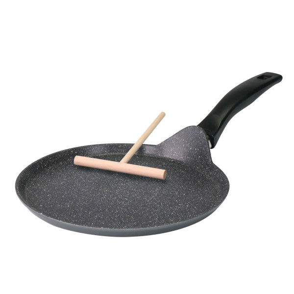 Stoneline Crepe Pfanne 25 cm Schwarz