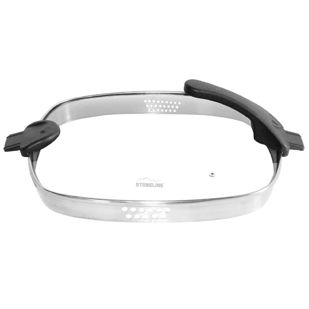 Stoneline Glasdeckel Eckig 28 cm mit Sieb Funktion