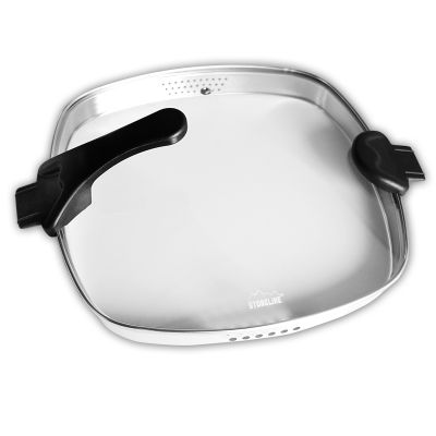 Stoneline Glasdeckel Eckig 28 cm mit Sieb Funktion Weihnachtsangebot