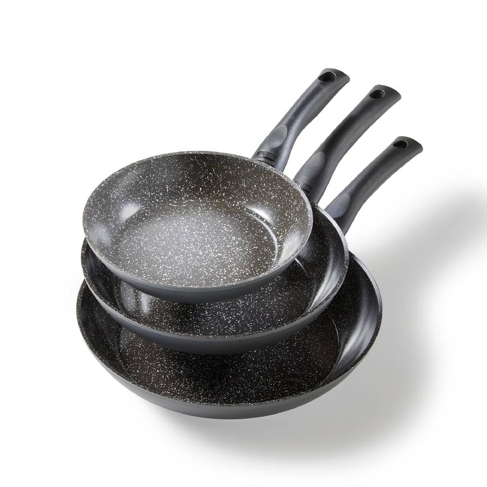 Stoneline Keramik Pfannen-Set 3-teilig 20/24/28 ohne Deckel