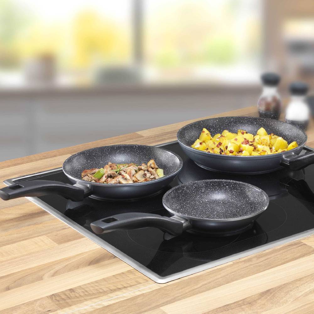 Stoneline Pfannen-Set 3-teilig 16/20/24 ohne Deckel Top Angebot