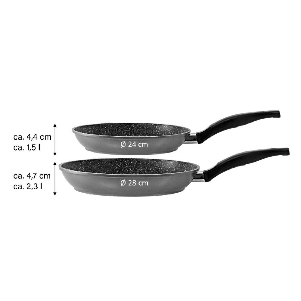 Stoneline Pfannen-Set 2-teilig 24/28 ohne Deckel Zeitlich begrenztes Angebot
