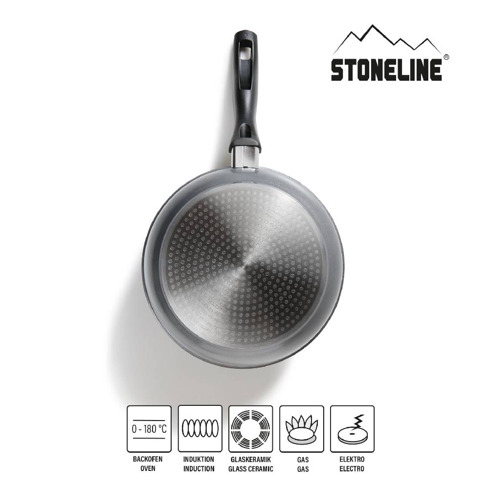 Stoneline Kochgeschirr-Set 8-teilig 18/20/24 mit Deckeln Große Rabatte