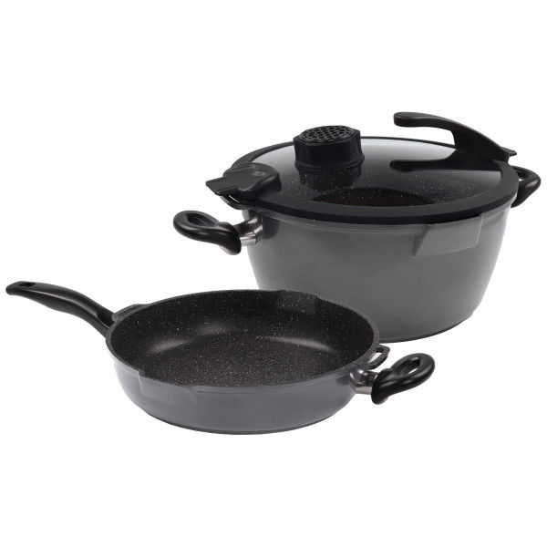 Stoneline Kochgeschirr-Set 4-teilig 24 cm mit Deckel