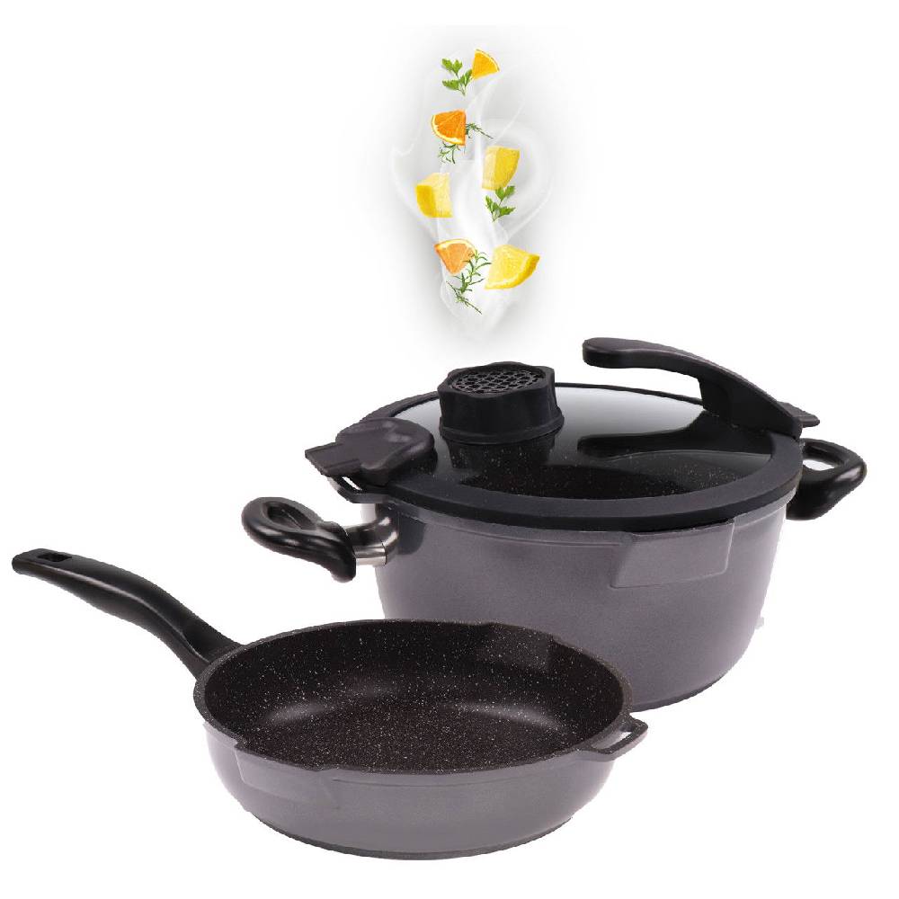 Stoneline Kochgeschirr-Set 4-teilig 24 cm mit Deckel Saisonale Angebote