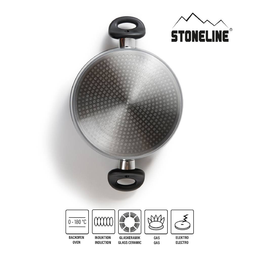 Stoneline Kochtopf 24 cm mit Deckel Kostenlose Rückgabe