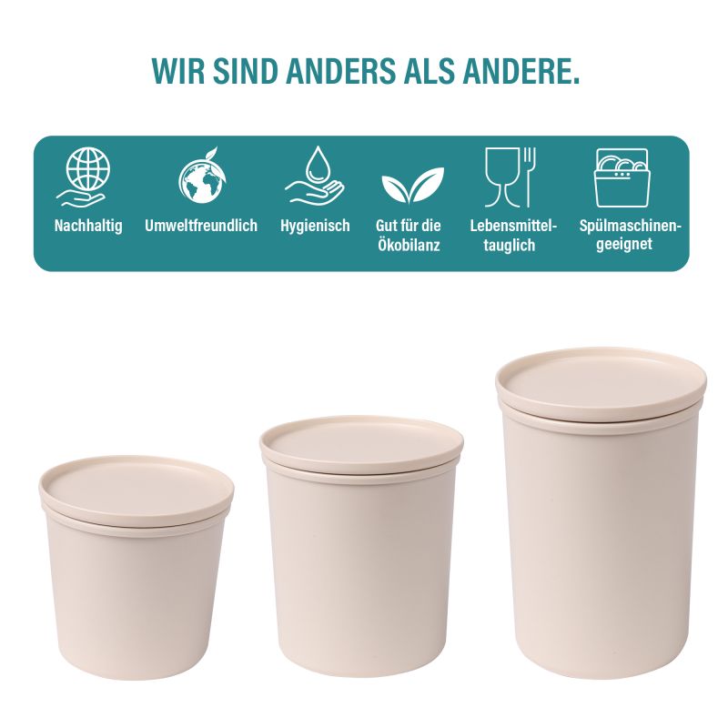 Stoneline Frischhaltedose 1.000 ml rPET Natur Günstig kaufen