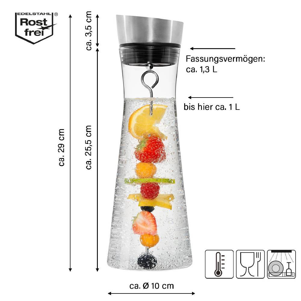 Stoneline Glaskaraffe 1 L Saisonschlussverkauf