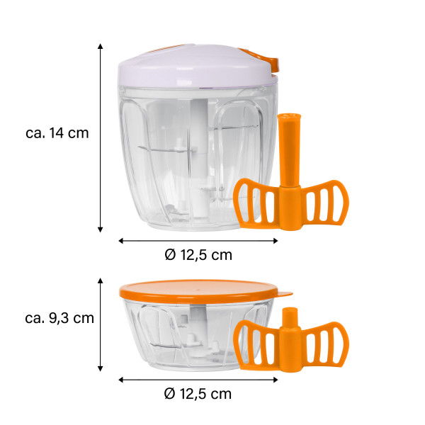 Stoneline Multizerkleinerer Set 9-teilig Orange Muttertagsangebot