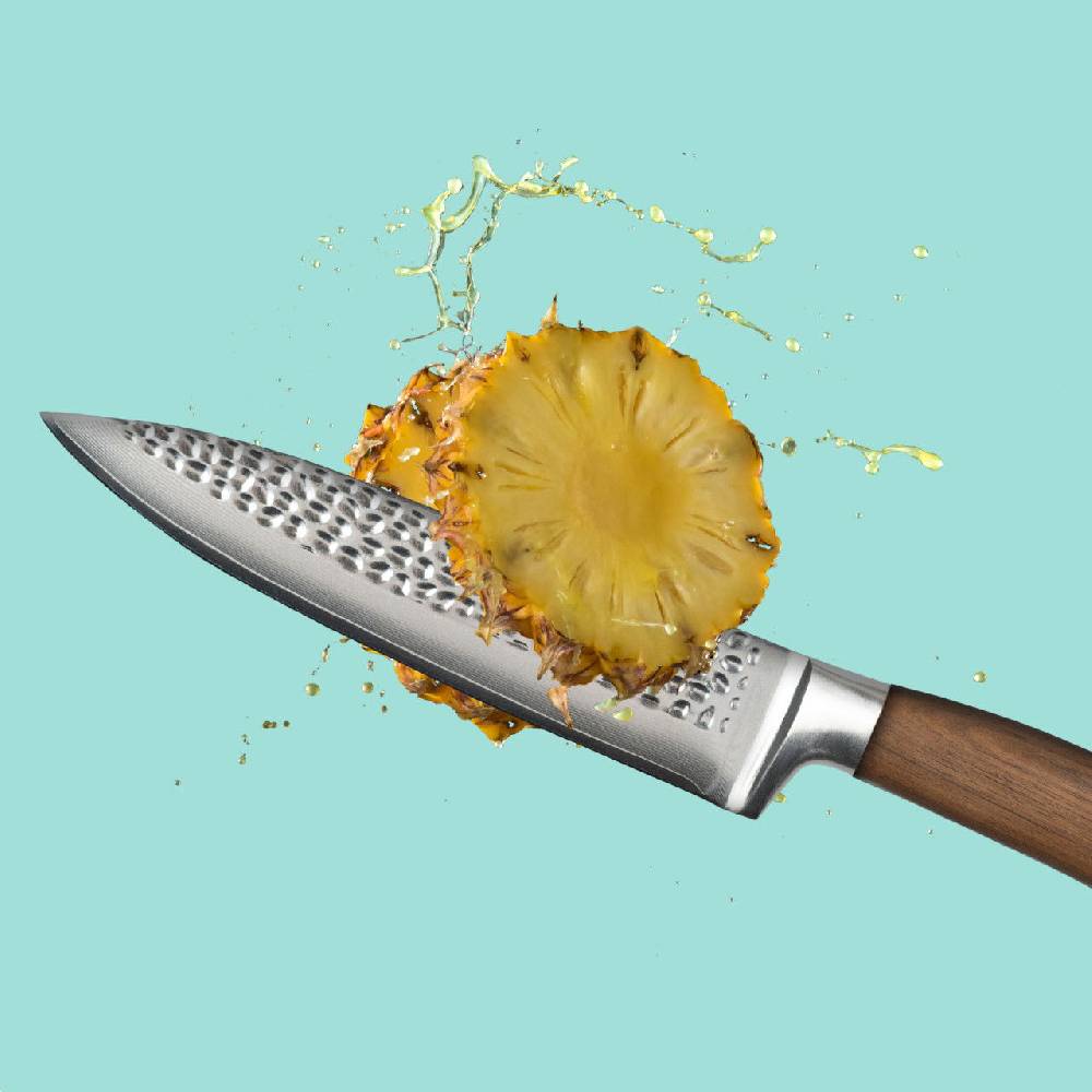 Stoneline Chefmesser 34 cm Damast - Hammerschlag Valentinstagsangebot