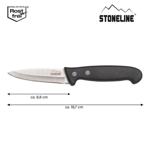 Stoneline Edelstahl Schälmesser 18,5 cm Online Outlet