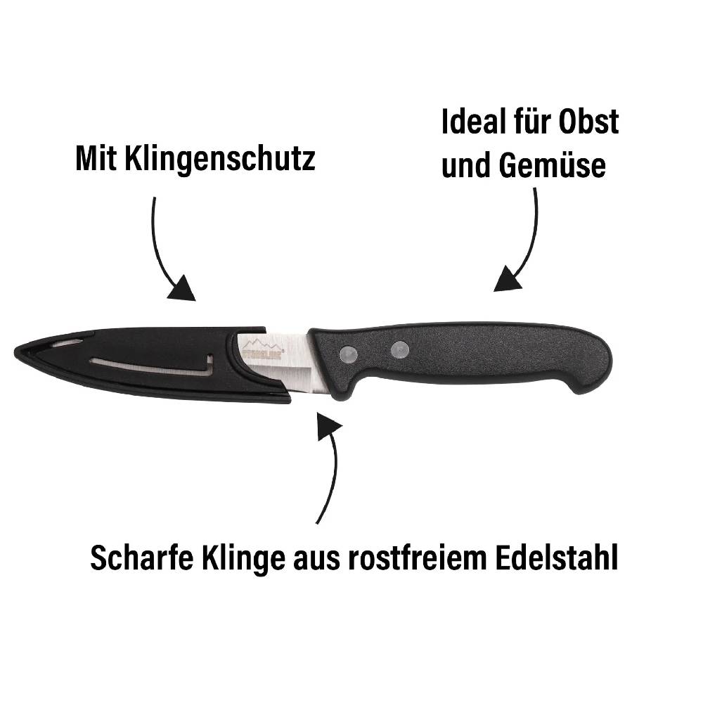 Stoneline Edelstahl Schälmesser 18,5 cm Online Outlet