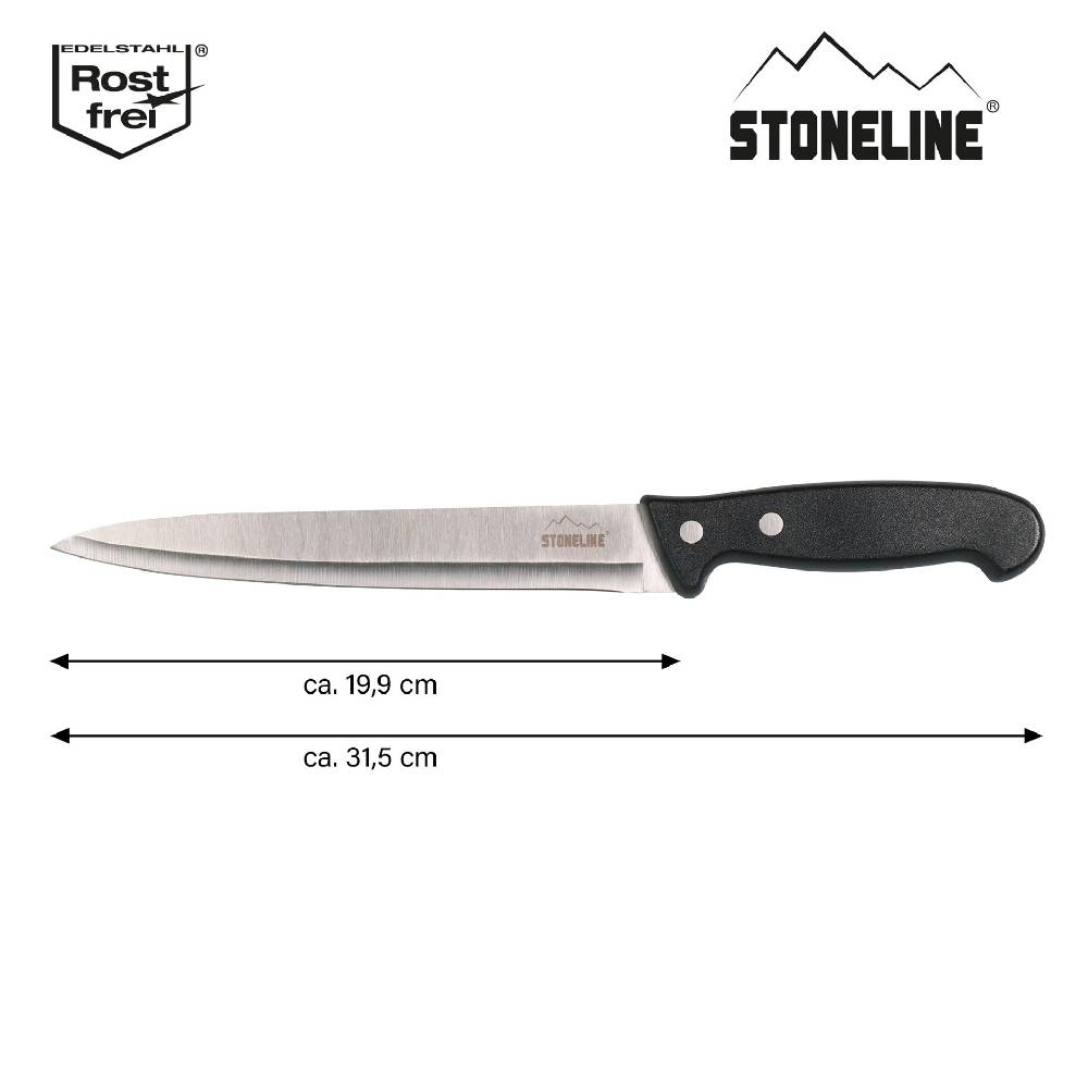 Stoneline Edelstahl Fleischermesser 31,5 cm Neuheiten