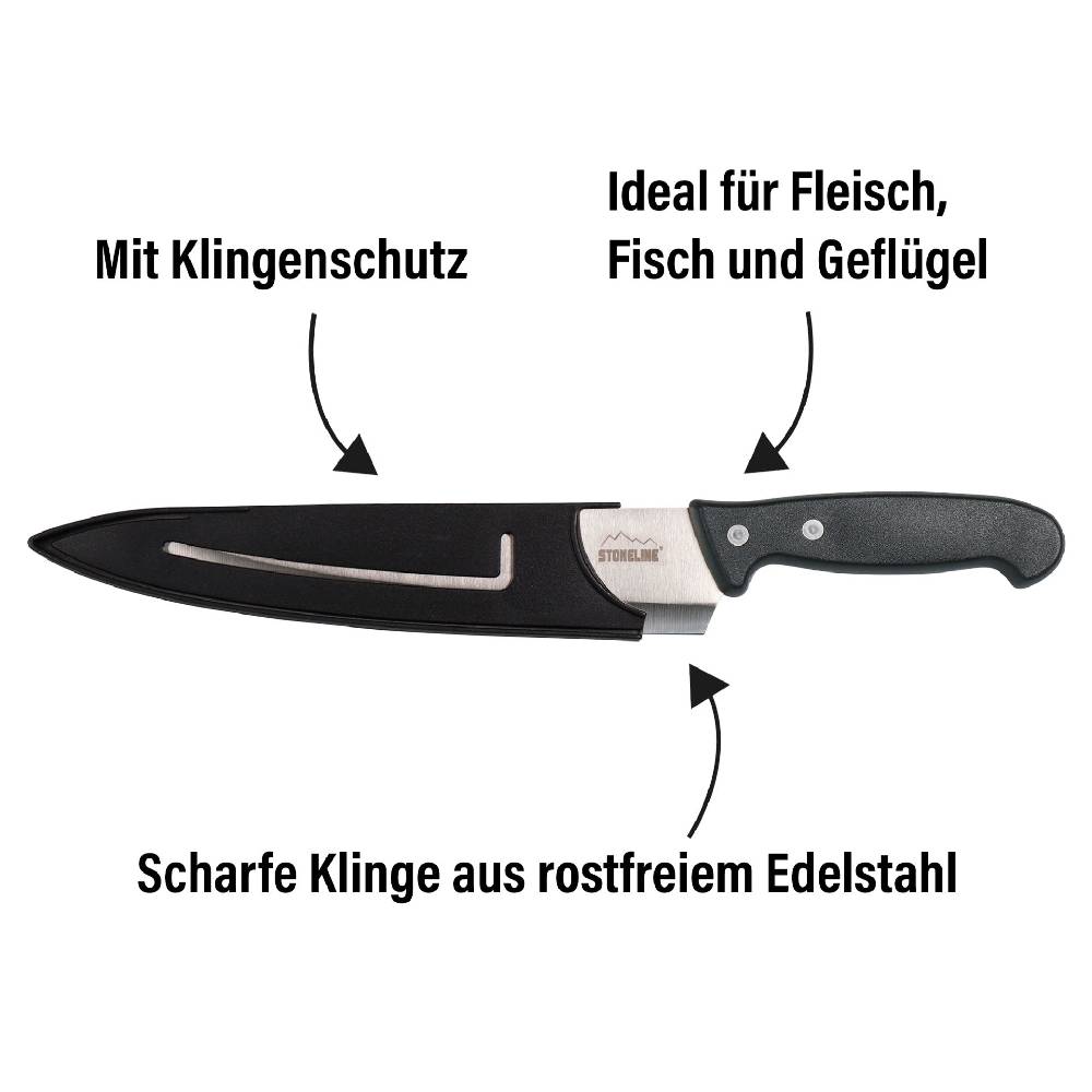 Stoneline Edelstahl Kochmesser 31,5 cm Bestseller