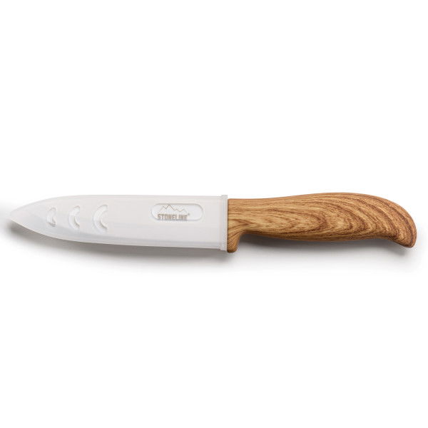Stoneline Keramik Universalmesser 24 cm Holzoptik Räumungsverkauf