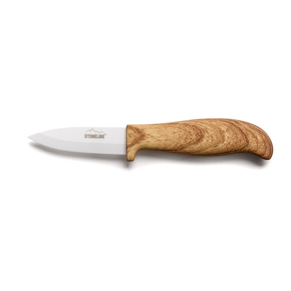 Stoneline Keramik Küchenmesser 18 cm Holzoptik