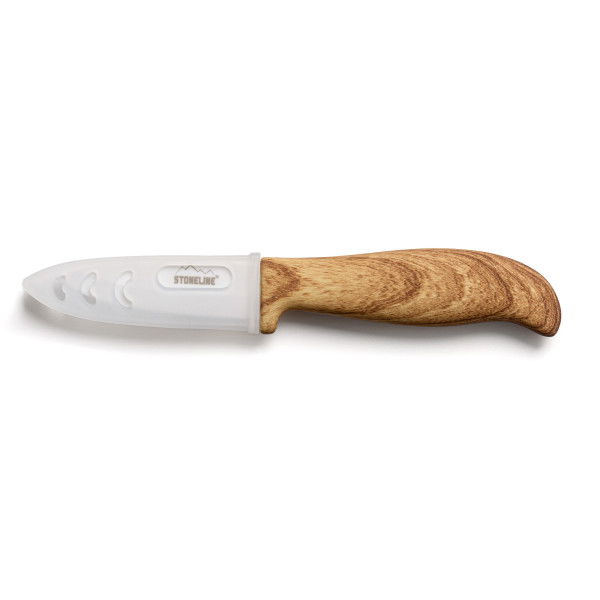 Stoneline Keramik Küchenmesser 18 cm Holzoptik Kauf eins, bekomm eins gratis