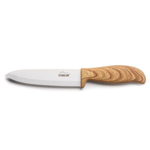Stoneline Keramik Chefmesser 28 cm Holzoptik