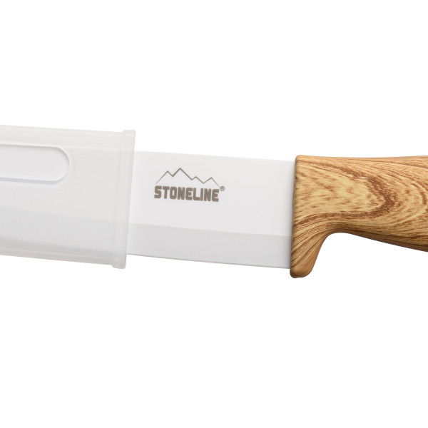 Stoneline Keramik Chefmesser 28 cm Holzoptik Tägliche Deals