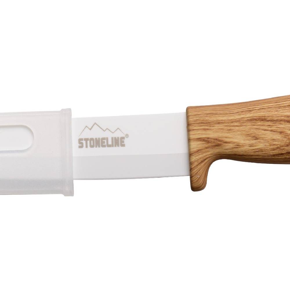 Stoneline Keramik Messer-Set 4-teilig Holzoptik Riesige Ersparnisse