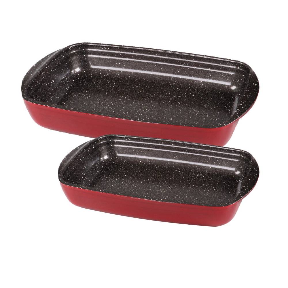 Stoneline Auflaufform Eckig Set 2-teilig