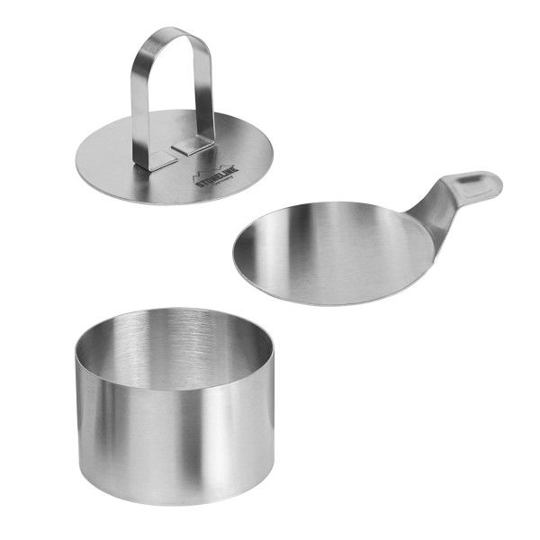 Stoneline Dessertringe Speiseringe Rund Set 8-teilig Edelstahl Letzte 3 Tage