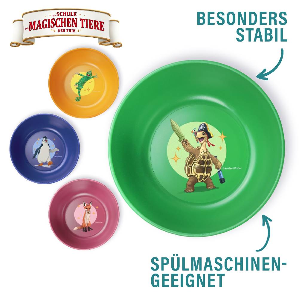 Stoneline Die Schule der Magischen Tiere Kindergeschirr Schüssel Set 4-teilig rPET 50% Rabatt mit kostenlosem Versand