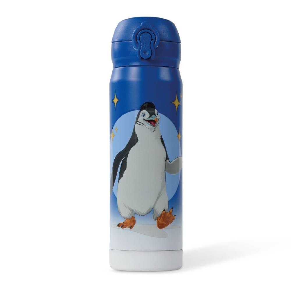 Stoneline Die Schule der Magischen Tiere Trinkflasche 380 ml Edelstahl Blau, Juri