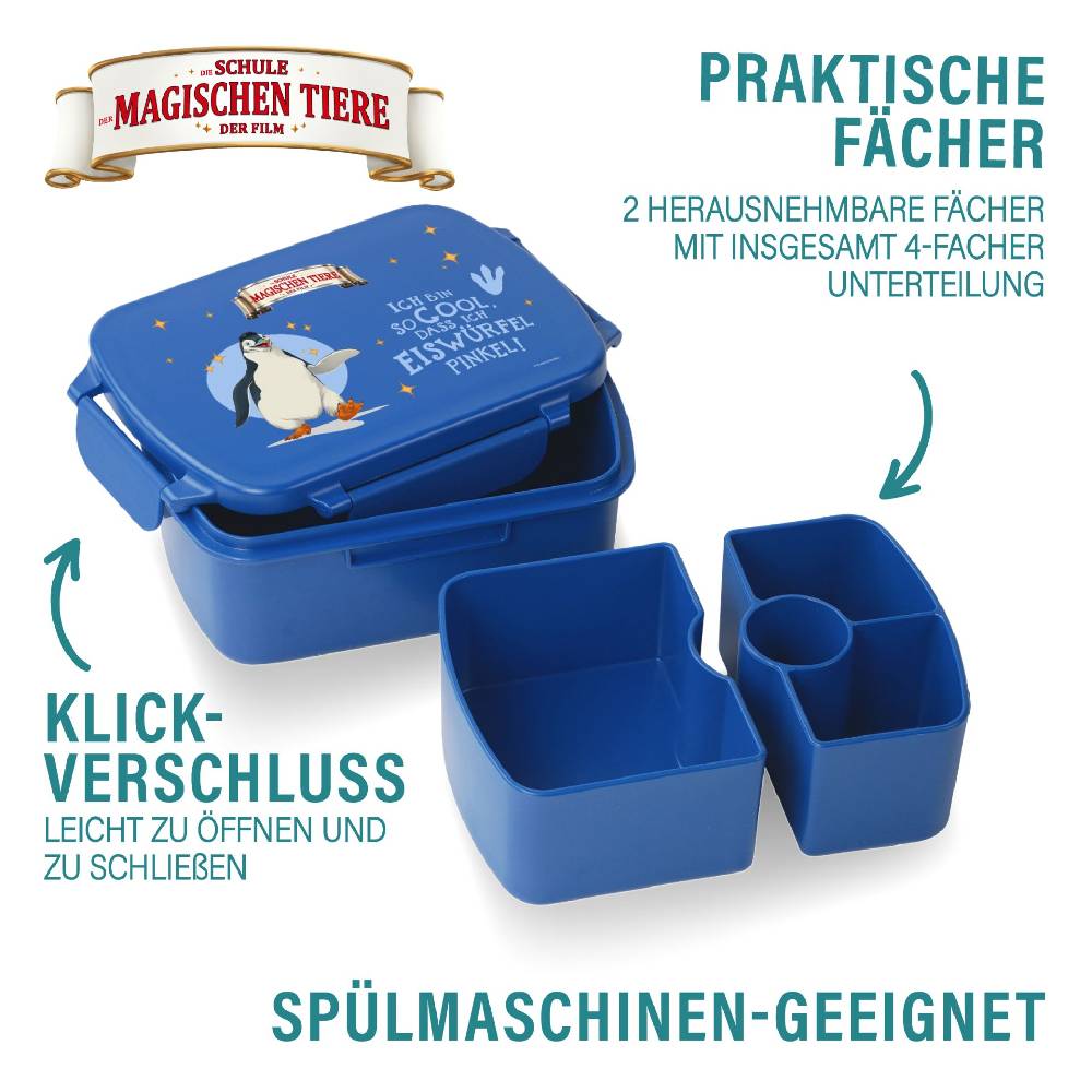 Stoneline Die Schule der Magischen Tiere Brotdose rPET Blau, Juri Black Friday Preise