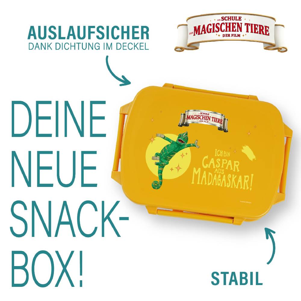 Stoneline Die Schule der Magischen Tiere Brotdose rPET Gelb, Caspar Im Verkauf