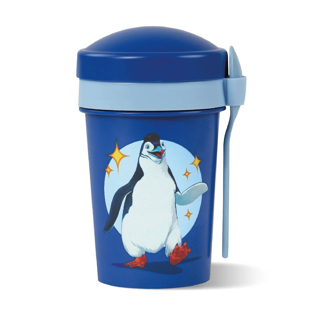 Stoneline Die Schule der Magischen Tiere Müslibecher To Go 540 ml rPET Blau, Juri