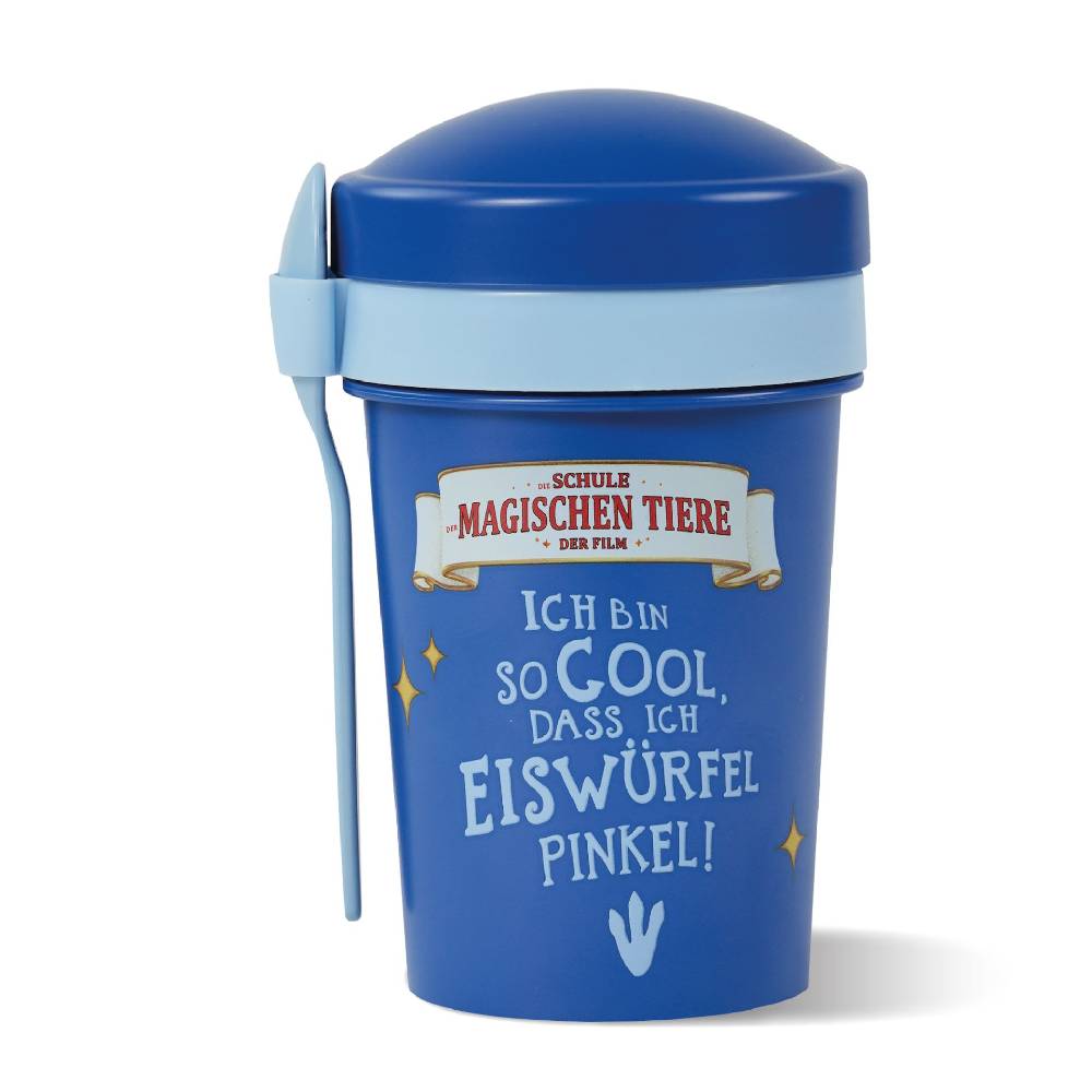 Stoneline Die Schule der Magischen Tiere Müslibecher To Go 540 ml rPET Blau, Juri 2025