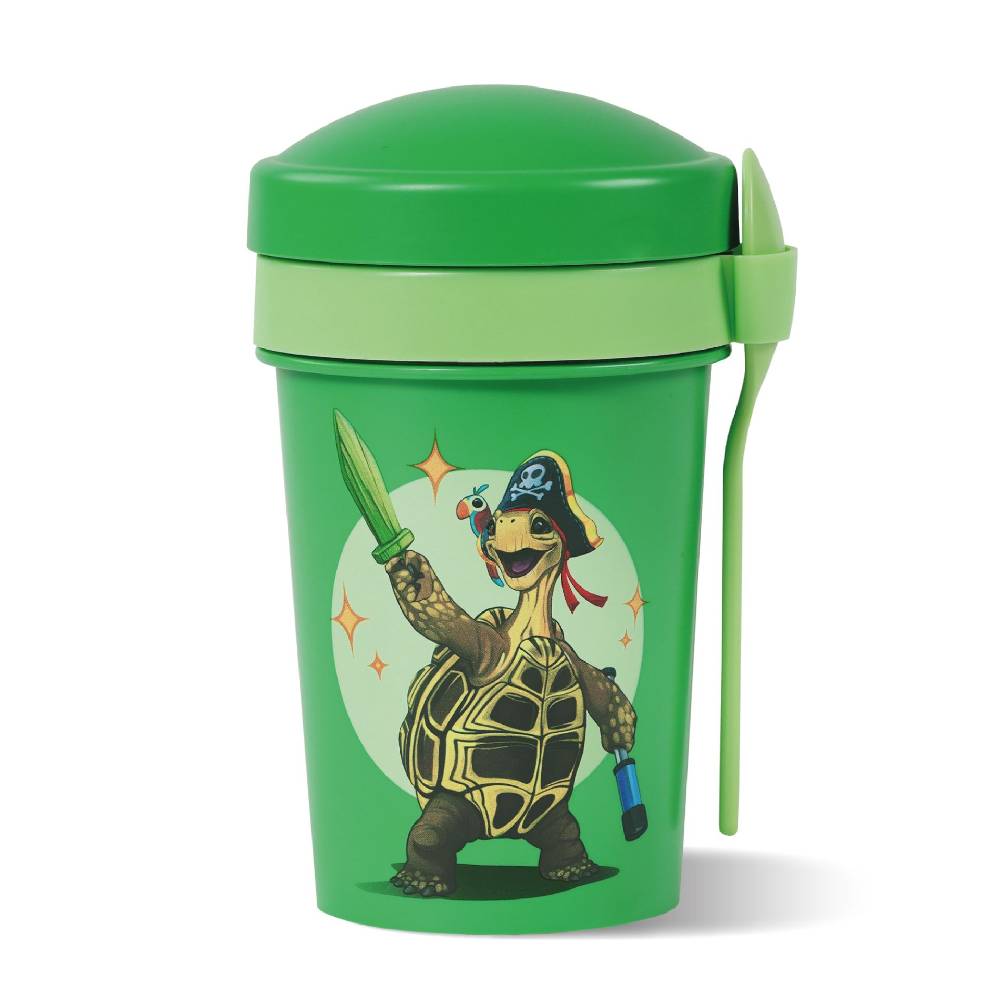 Stoneline Die Schule der Magischen Tiere Müslibecher To Go 540 ml rPET Grün, Henrietta