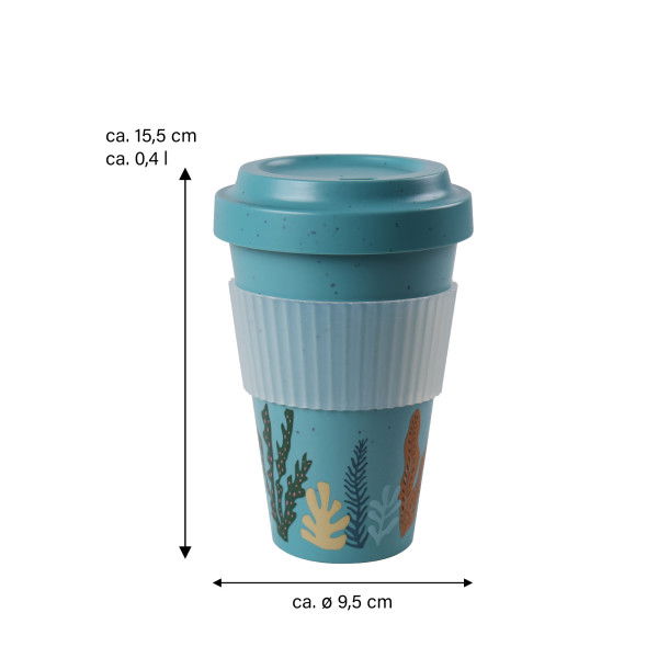 Stoneline Kaffeebecher To Go 400 ml rPET Türkis Verkauf