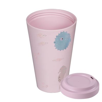 Stoneline Kaffeebecher To Go 400 ml rPET Rosa Angebote