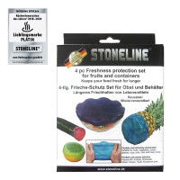 Stoneline Silikon Frischhaltedeckel 4,5/7/11/14 cm Set 4-teilig Meist gekauft