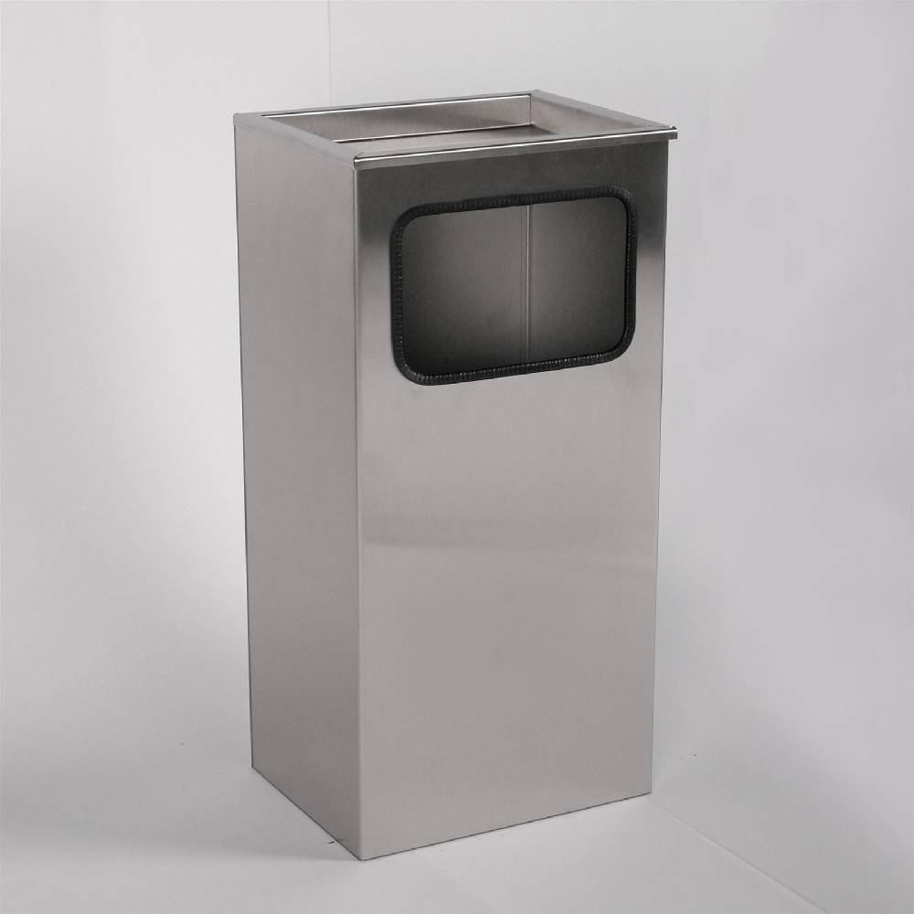 Szagato Aschenbecher mit Mülleimer Classic 62x30x23cm 12 ltr Edelstahl inkl. Inneneimer SZAGATO Standascher Aschenbecher Abfalleimer Mülleimer Aschenbecher