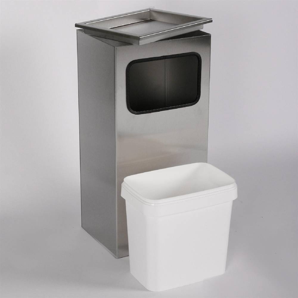 Szagato Aschenbecher mit Mülleimer Classic 62x30x23cm 12 ltr Edelstahl inkl. Inneneimer SZAGATO Standascher Aschenbecher Abfalleimer Mülleimer Aschenbecher Bis zu 55% Rabatt