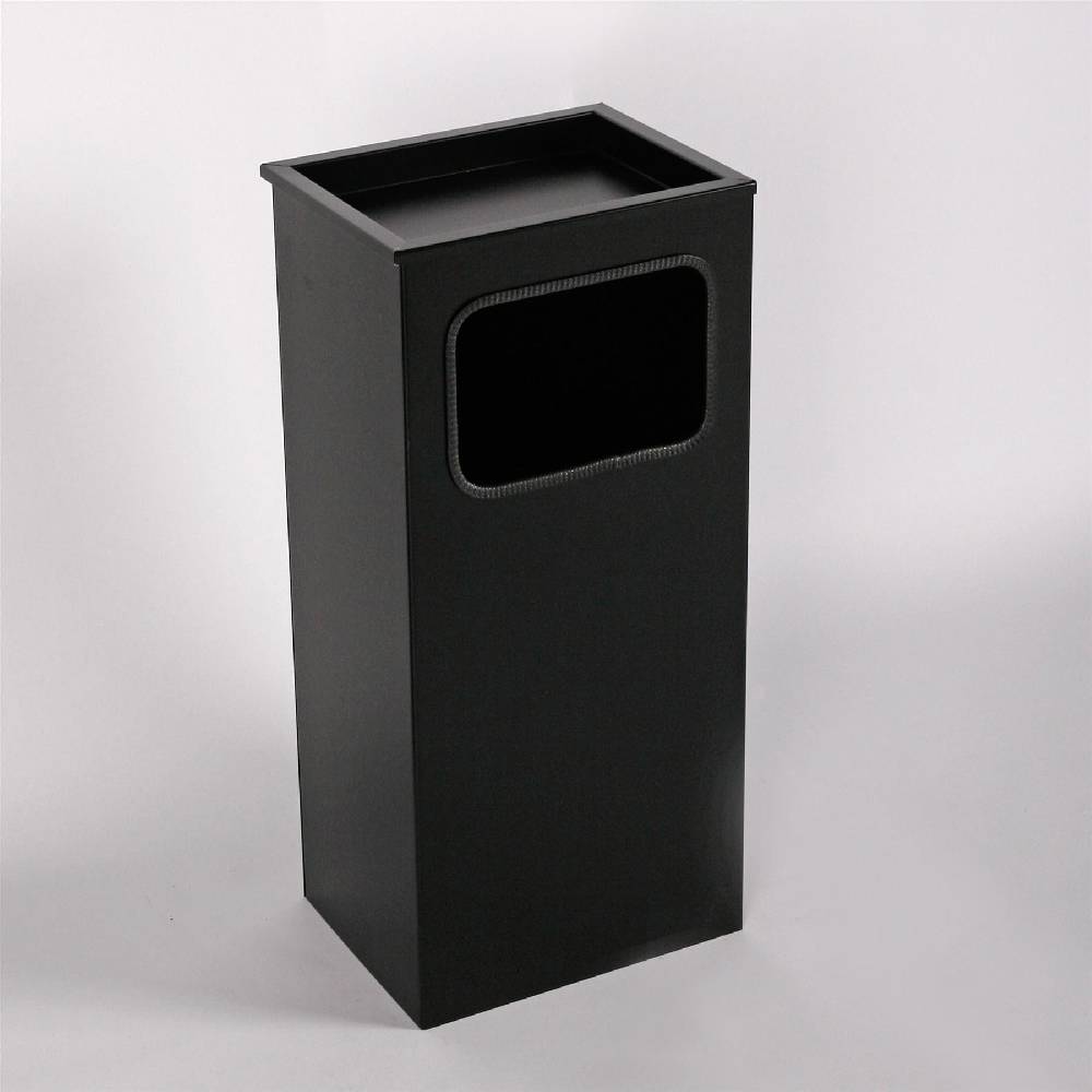 Szagato Aschenbecher mit Mülleimer Classic 62x30x23cm 12 ltr Schwarz inkl. Inneneimer SZAGATO Standascher Aschenbecher Abfalleimer Mülleimer mit Aschenbecher Discount Store für neue Produkte