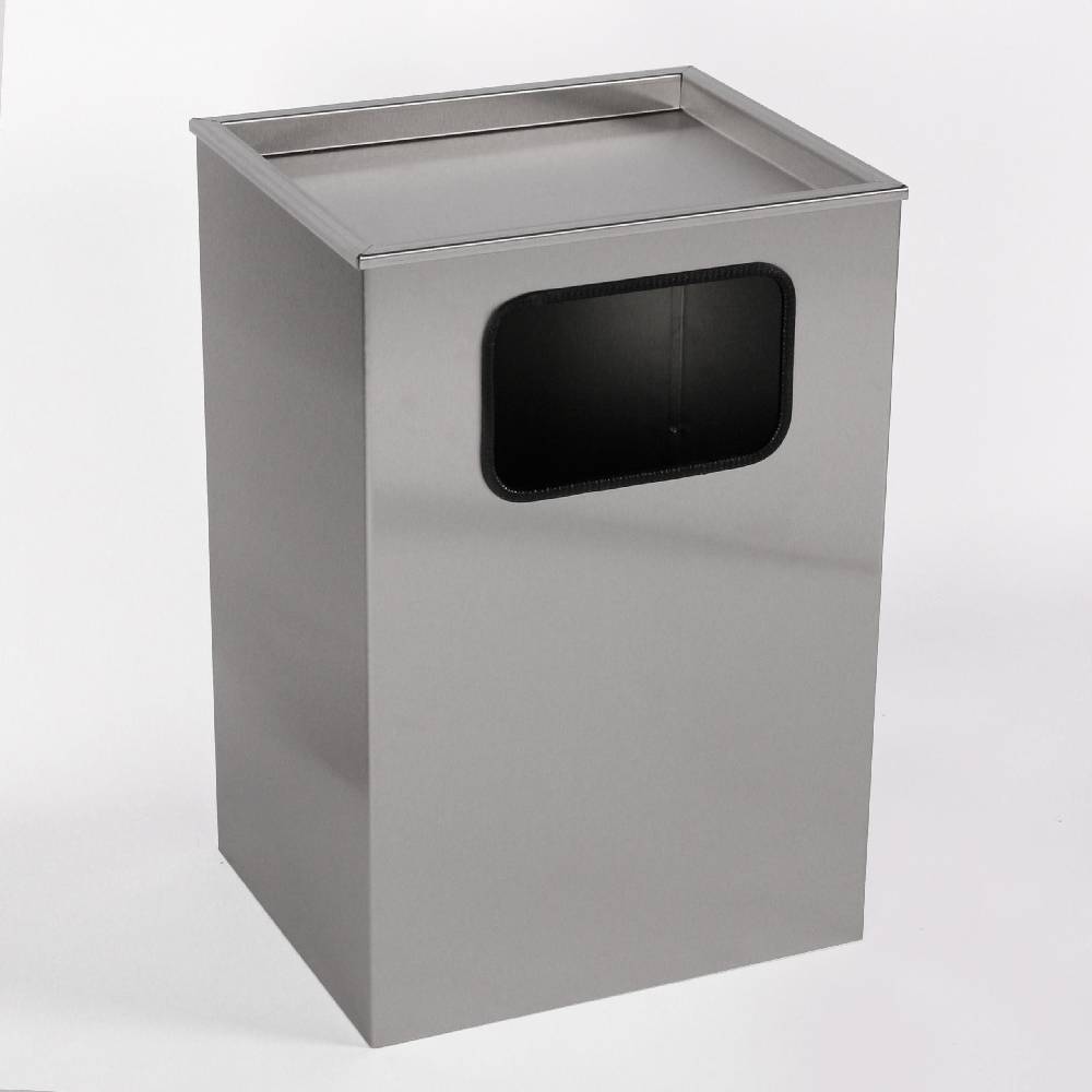 Szagato Aschenbecher mit Mülleimer Classic 62x40x33cm 28 ltr Edelstahl inkl. Inneneimer SZAGATO Standascher Abfalleimer Mülleimer Aschenbecher Abfallsammler Nur noch ein Tag übrig