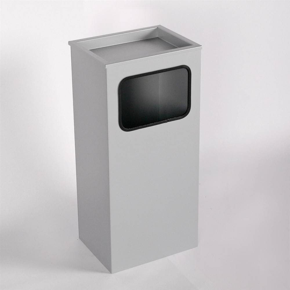 Szagato Aschenbecher mit Mülleimer Classic 62x30x23cm 12 ltr. grau inkl. Inneneimer SZAGATO Standascher Aschenbecher Abfalleimer Mülleimer mit Aschenbecher Super Rabatt