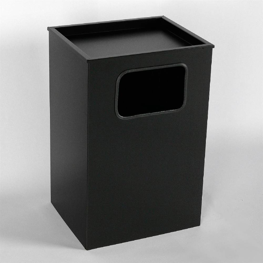 Szagato Aschenbecher mit Mülleimer Classic 62x40x33cm 28 ltr Schwarz inkl Inneneimer SZAGATO Standascher Abfalleimer Mülleimer mit Aschenbecher Abfallsammler Clearance-Verkauf