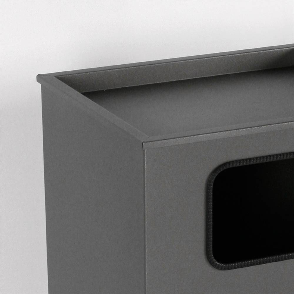 Szagato Aschenbecher mit Mülleimer Classic 62x40x33cm 28 ltr. grau inkl. Inneneimer SZAGATO Standascher Aschenbecher Abfalleimer Mülleimer mit Aschenbecher Kostenloser Versand international