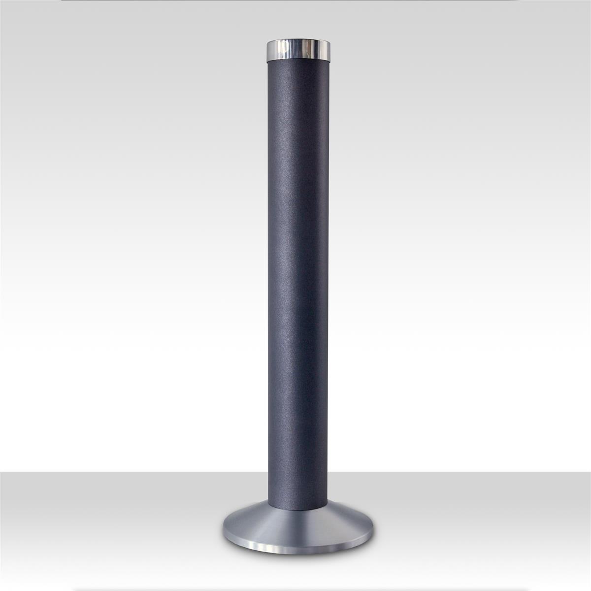 Szagato Aschenbecher Säule 81x25cm ALU anthrazit -moonstone SZAGATO Made in Germany Aschenbecher groß Stand-Aschenbecher außen großer Aschenbecher stehend Fabrikladen