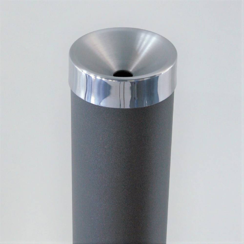 Szagato Aschenbecher Säule 81x25cm ALU anthrazit -moonstone SZAGATO Made in Germany Aschenbecher groß Stand-Aschenbecher außen großer Aschenbecher stehend Fabrikladen