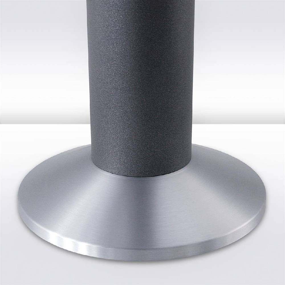 Szagato Aschenbecher Säule 81x25cm ALU anthrazit -moonstone SZAGATO Made in Germany Aschenbecher groß Stand-Aschenbecher außen großer Aschenbecher stehend Fabrikladen