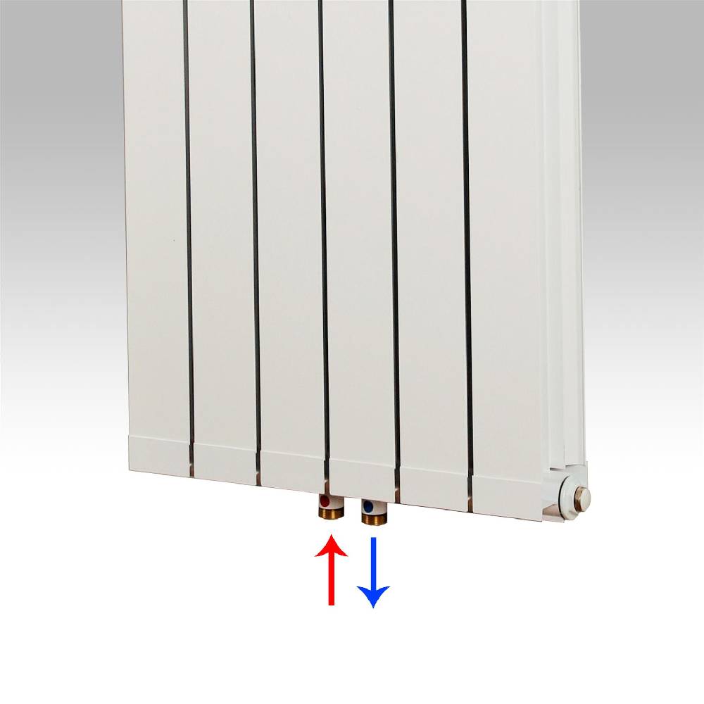 Szagato BADHEIZKÖRPER Design Aluminium 2 124 x 48 x 10cm 1295 Watt weiß Marke SZAGATO Badheizung und Wohnraum-Heizkörper mit Seitenanschluss 50% Rabatt für begrenzte Zeit