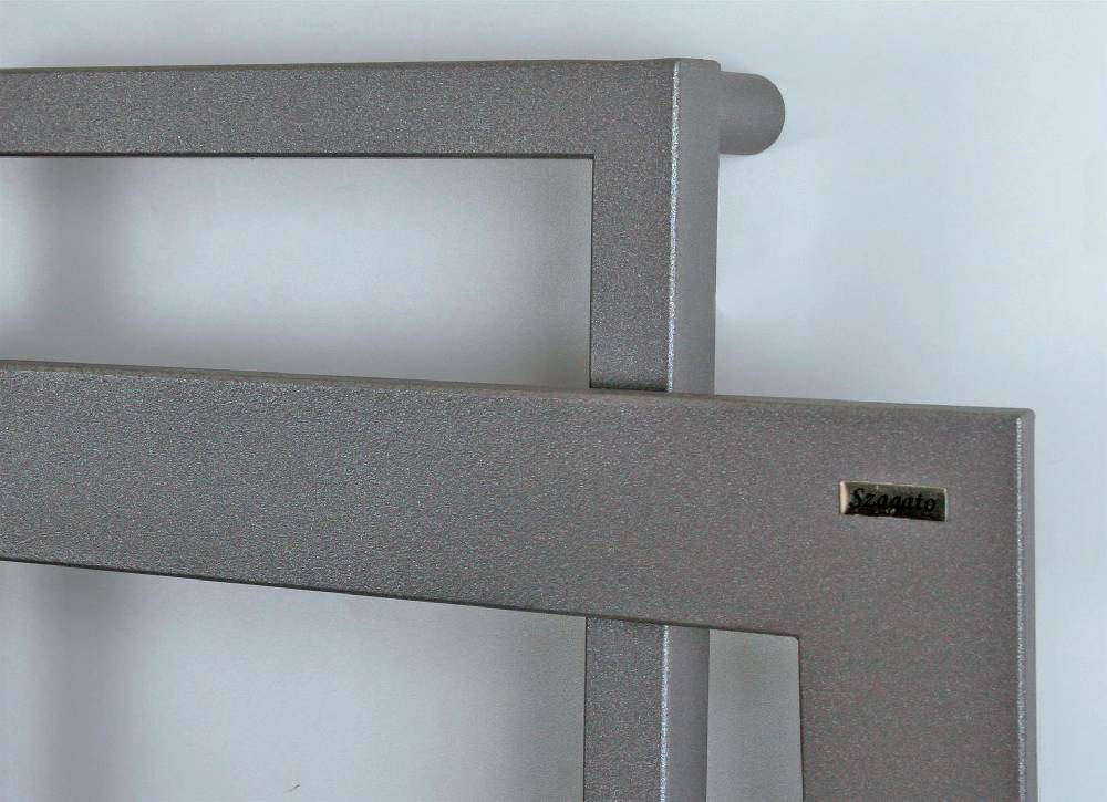 Szagato BADHEIZKÖRPER Design ART I 180x60cm 1019 Watt anthrazit moonstone (+ Heizstab 900 Watt) SZAGATO Handtuchheizkörper mit Mittelanschluss Handtuchwärmer Outlet